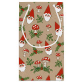 格言とマッシュルームオンタンウッドランドホリデー スモールペーパーバッグ (裏面)