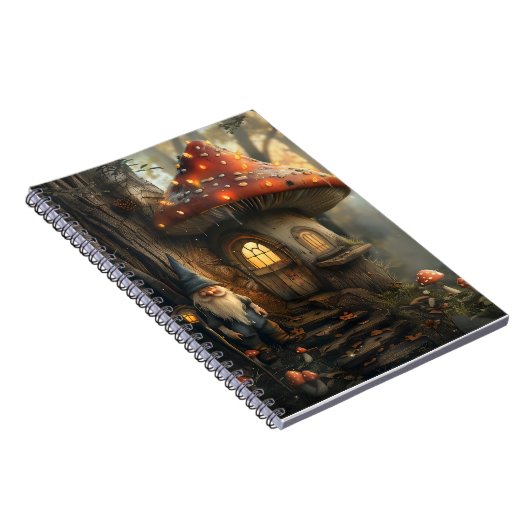 格言とマッシュルームハウスデザイン ノートブック (右側)