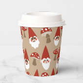 格言とマッシュルームマグ紙カップ 紙コップ (裏面)