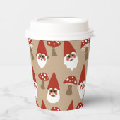 格言とマッシュルームマグ紙カップ 紙コップ (正面)