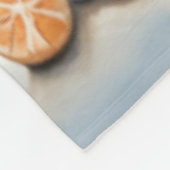 格言と冬 フリースブランケット (角)