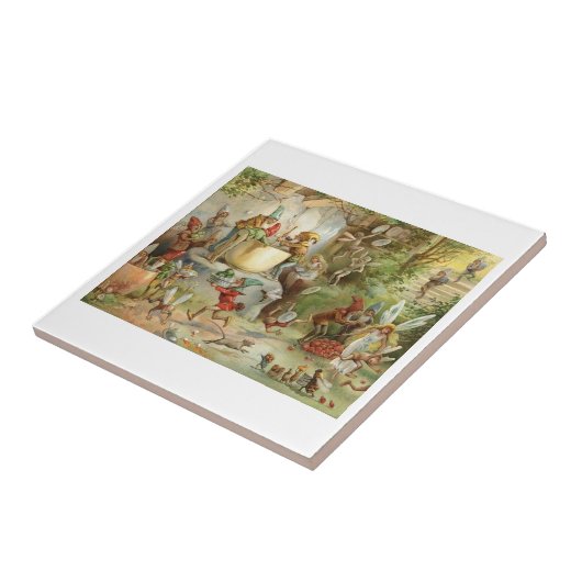 格言と妖精 タイル (側面)