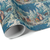 格言と父フロストヴィンテージ包装紙 ラッピングペーパー (ロールコーナー)