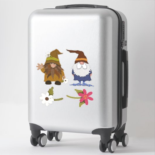 格言と花（大） シール (スーツケース)