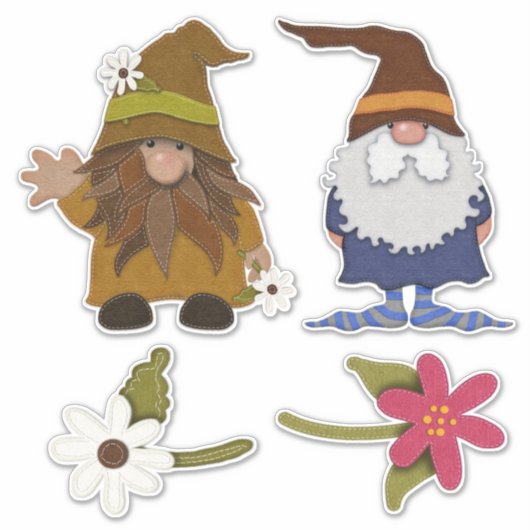 格言と花（大） シール (正面)