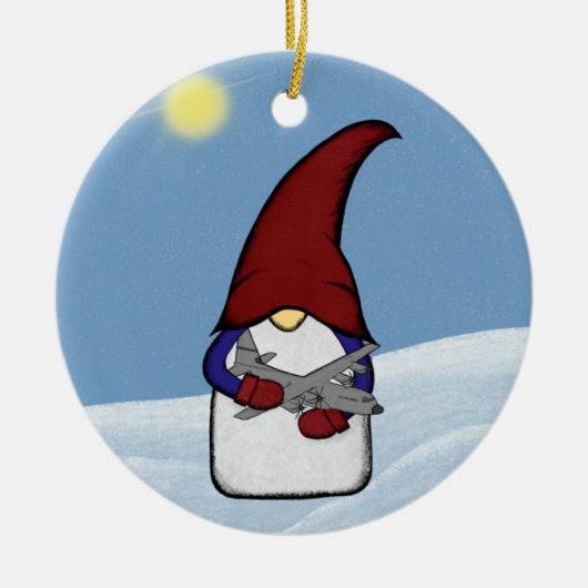 格言とC-130 セラミックオーナメント (正面)