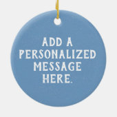 格言とC-130 セラミックオーナメント (裏面)