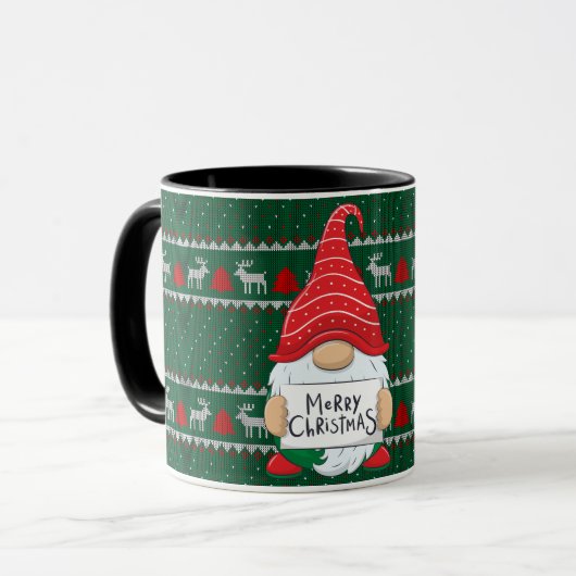 格言とSanta Hat MUGS マグカップ (正面左)