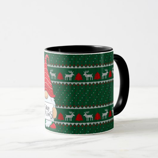 格言とSanta Hat MUGS マグカップ (正面右)