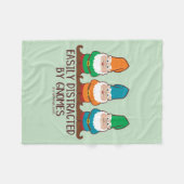 格言によって容易に混乱させて フリースブランケット (正面(横))