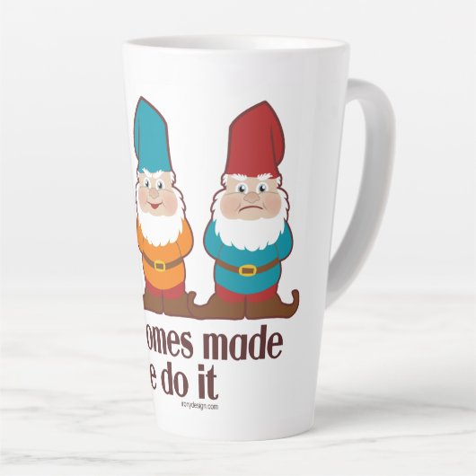 格言に任された カフェラテマグ (右アングル)