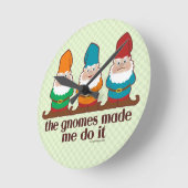 格言に任された ラウンド壁時計 (傾斜)