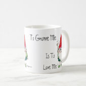 格言に私は漫画のマグ私を愛するべきです コーヒーマグカップ (正面右)