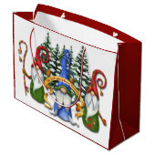 格言のおもしろいクリスマス·ウィッシュズ ラージペーパーバッグ (裏面アングル)