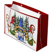 格言のおもしろいクリスマス·ウィッシュズ ラージペーパーバッグ (正面アングル)