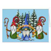 格言のおもしろいクリスマス·ウィッシュ·カード (正面横)