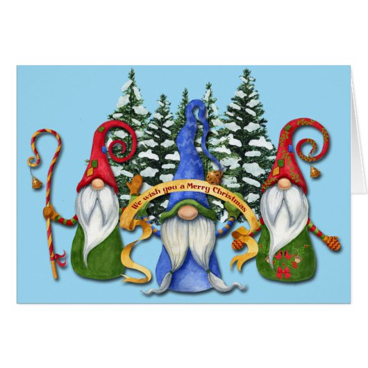 格言のおもしろいクリスマス·ウィッシュ·カード (正面横)