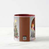 格言のための休日2024-4-Brownコーヒーマグ マグカップ (中央)