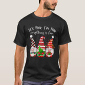 格言のクリスマスライト私は素晴らしすべて素晴らしティ Tシャツ (正面)