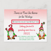 格言のクリスマス、ソーシャルディスタンクホリデー シーズンポストカード (正面)