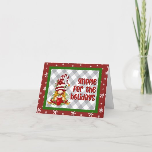 格言のホリデーカード サンキューカード (正面)