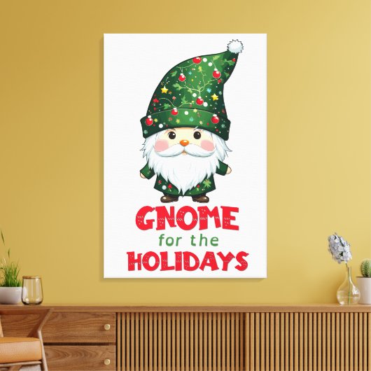 格言の休日と愛おもしろいらしいクリスマス キャンバスプリント (インサイチュ (リビング))