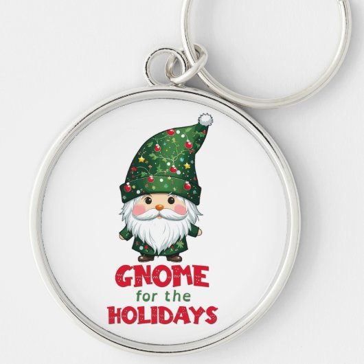 格言の休日と愛おもしろいらしいクリスマス キーホルダー (正面)