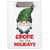 格言の休日と愛おもしろいらしいクリスマス クリップボード (正面)