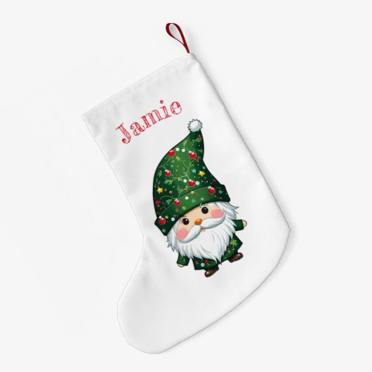 格言の休日と愛おもしろいらしいクリスマス スモールクリスマスストッキング (裏面 (吊り時))