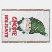 格言の休日と愛おもしろいらしいクリスマス スローブランケット (正面)