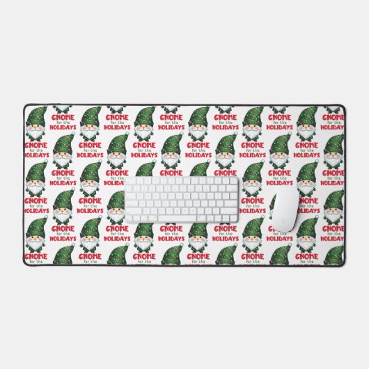 格言の休日と愛おもしろいらしいクリスマス デスクマット (キーボード&マウス)