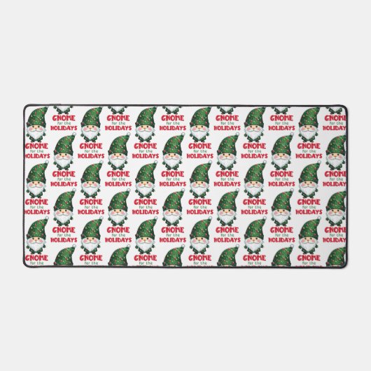 格言の休日と愛おもしろいらしいクリスマス デスクマット (正面)