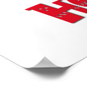 格言の休日と愛おもしろいらしいクリスマス ポスター (角)