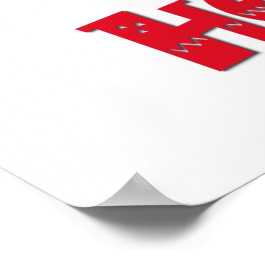 格言の休日と愛おもしろいらしいクリスマス ポスター (角)