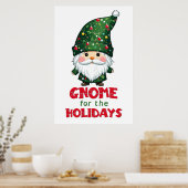 格言の休日と愛おもしろいらしいクリスマス ポスター (キッチン)