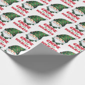 格言の休日と愛おもしろいらしいクリスマス ラッピングペーパー (角)