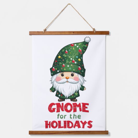 格言の休日と愛おもしろいらしいクリスマス 吊り下げ型タペストリー (正面)