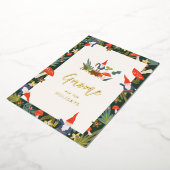 格言の休日金ゴールド 箔シーズンカード (回転した状態)