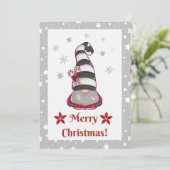 格言の休日 – クリスマパーソナライズされたス サンキューカード (スタンド正面)