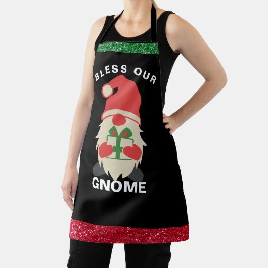 格言の休日:パーソナライズされたクリスマス賛美の エプロン (インサイチュ)