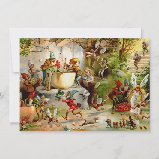 格言の台所 – 1895 招待状 (正面)