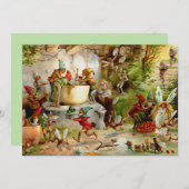 格言の台所 – 1895 招待状 (正面/裏面)