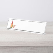 格言の問題 デスクネームプレート (正面)