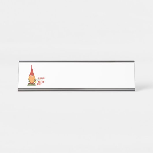 格言の問題 デスクネームプレート (正面)