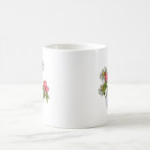 格言の女の子の盗品の花、Fanstasyの芸術 コーヒーマグカップ (中央)