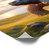 格言の戦士が亀を追う ポスター (角)