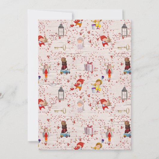 格言の森林テーマのパーティの招待状 招待状 (裏面)