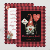 格言の疑いItについて – バレンタインデーフラットカード シーズンカード (正面/裏面)