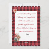 格言の疑いItについて – バレンタインデーフラットカード シーズンカード (裏面)