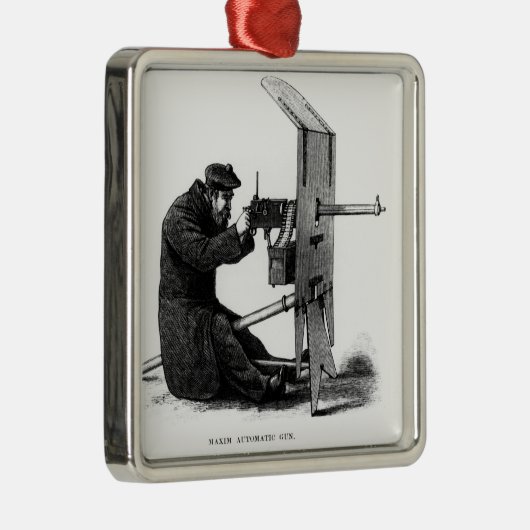 格言の自動銃 メタルオーナメント (右)
